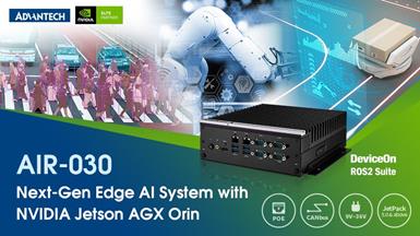 Advantech Releases AIR-030 New Edge AI System  with NVIDIA Jetson AGX Orin System on Module
